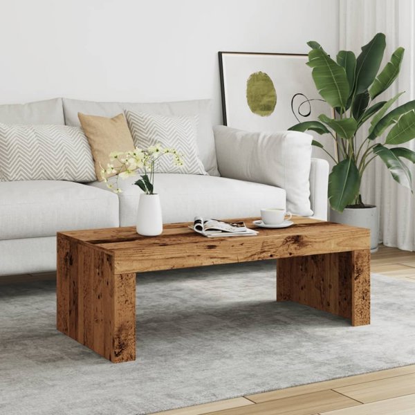 vidaXL vidaXL Stolik kawowy, kolor starego drewna, 102x50x35 cm