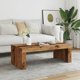 vidaXL vidaXL Stolik kawowy, kolor starego drewna, 102x50x35 cm