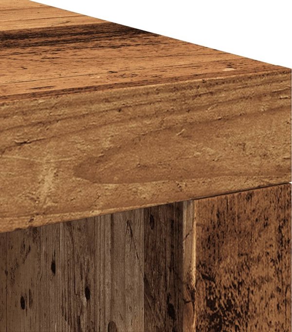 vidaXL vidaXL Stolik kawowy, kolor starego drewna, 102x50x35 cm