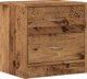 vidaXL Κομοδίνο σε παλιά ξύλινη όψη 40x30x40 cm