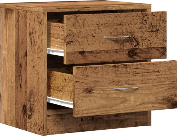 vidaXL Κομοδίνο σε παλιά ξύλινη όψη 40x30x40 cm
