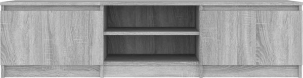 vidaXL Ντουλάπι για τηλεόραση, Sonoma γκρι δρυς, 140x40x35,5 εκ