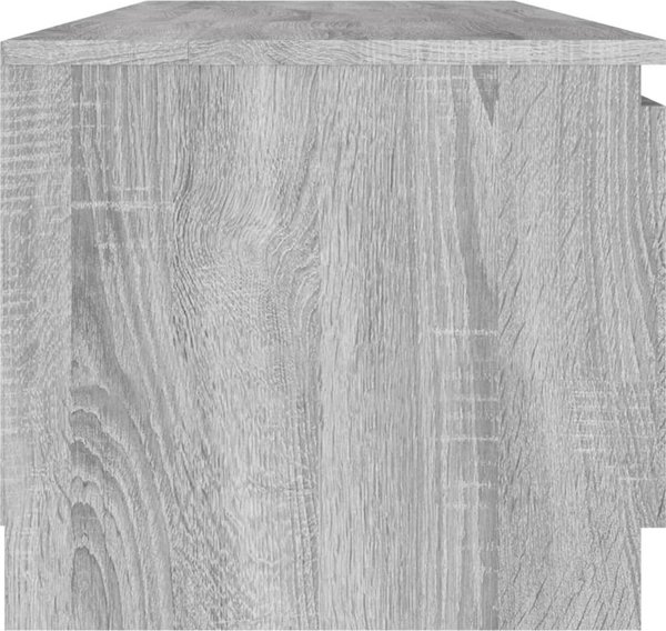 vidaXL Ντουλάπι για τηλεόραση, Sonoma γκρι δρυς, 140x40x35,5 εκ