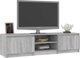vidaXL Ντουλάπι για τηλεόραση, Sonoma γκρι δρυς, 140x40x35,5 εκ