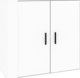 vidaXL Ντουλάπι, λευκό, 80x33x70 εκ., κατασκευασμένο από υλικό ξυλοειδές