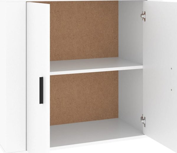 vidaXL Ντουλάπι, λευκό, 80x33x70 εκ., κατασκευασμένο από υλικό ξυλοειδές