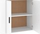 vidaXL Ντουλάπι, λευκό, 80x33x70 εκ., κατασκευασμένο από υλικό ξυλοειδές