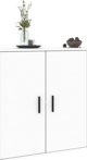 vidaXL Ντουλάπι, λευκό, 80x33x70 εκ., κατασκευασμένο από υλικό ξυλοειδές