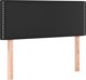 vidaXL Zaghlwkos do lozkou czarny 80x5x78 88 cm sztuczna skora