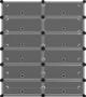 vidaXL vidaXL Stojak na buty, czarny, 94,5x36,5x106 cm, PP