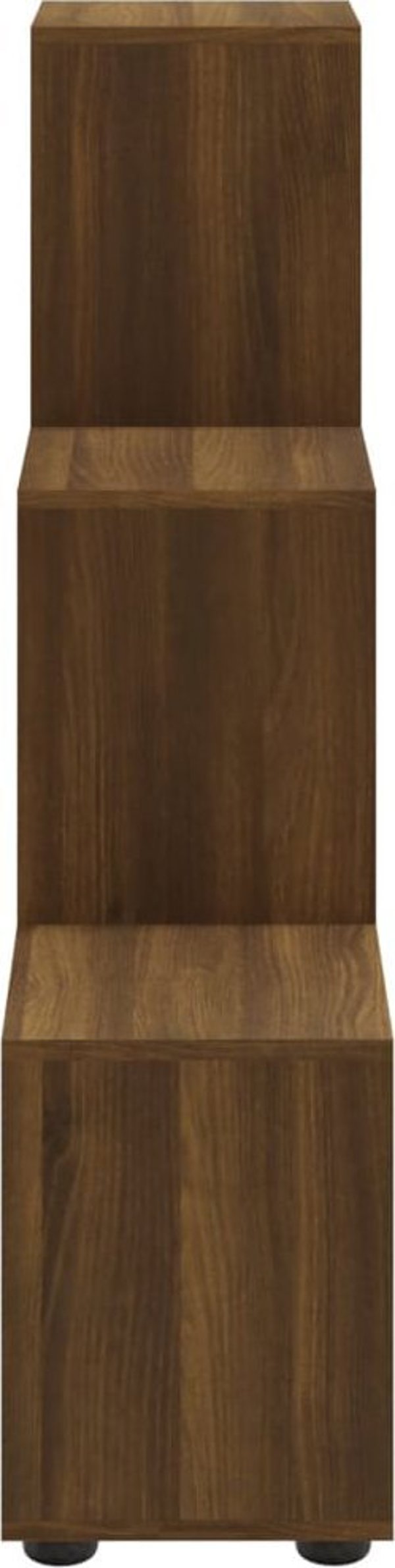 vidaXL Regal schodkowy, brazowy dab, 107 cm, material drewnopochodny