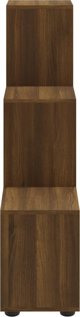 vidaXL Regal schodkowy, brazowy dab, 107 cm, material drewnopochodny