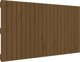vidaXL Κεφαλάρι κρεβατιού, μελί καφέ, 127,5x3x60 cm, πεύκο