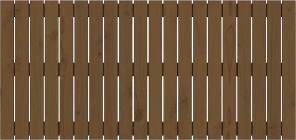vidaXL Κεφαλάρι κρεβατιού, μελί καφέ, 127,5x3x60 cm, πεύκο