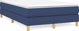 vidaXL Κρεβάτι Continental μπλε ύφασμα 120x200 cm