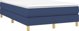 vidaXL Κρεβάτι Continental μπλε ύφασμα 120x200 cm