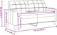 vidaXL Dwuosobowa sofa z poduszkami, winny czerwien, 140 cm, aksamit