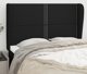 vidaXL Κεφαλάρι τύπου ουσακ, μαύρο, 147x23x118/128 cm, ύφασμα