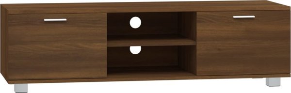 vidaXL Καφετί ντουλάπι τηλεόρασης από δρυ 140x40,5x35 cm
