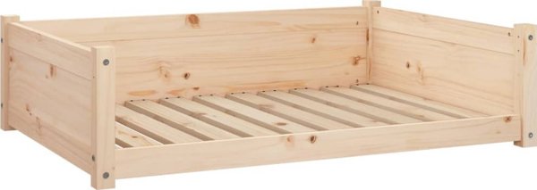 vidaXL vidaXL Legowisko dla psa, 95,5x65,5x28 cm, lite drewno sosnowe