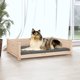 vidaXL vidaXL Legowisko dla psa, 95,5x65,5x28 cm, lite drewno sosnowe
