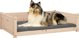 vidaXL vidaXL Legowisko dla psa, 95,5x65,5x28 cm, lite drewno sosnowe