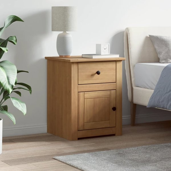 vidaXL Szafka nocna Panama, 46x40x57 cm, lite drewno sosnowe