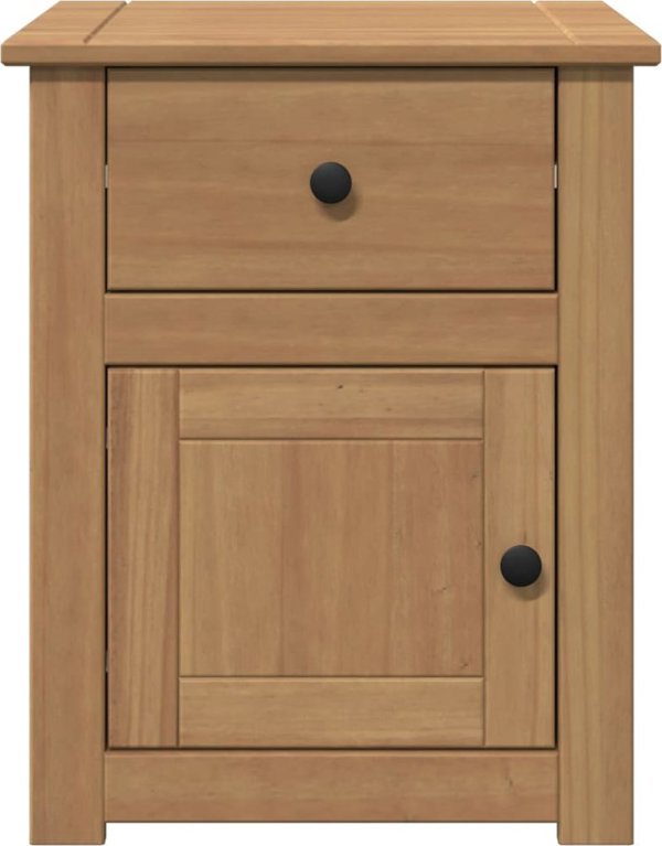 vidaXL Szafka nocna Panama, 46x40x57 cm, lite drewno sosnowe