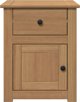 vidaXL Szafka nocna Panama, 46x40x57 cm, lite drewno sosnowe