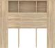 vidaXL Κεφαλάρι Κρεβατιού με Ράφια, Sonoma Δρυς, 120x18,5x104,5 εκ