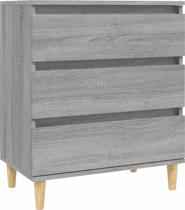 vidaXL Κομότα γκρι βελανιδιά σονόμα 60x35x70 cm από ξύλινο υλικό