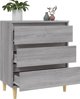 vidaXL Κομότα γκρι βελανιδιά σονόμα 60x35x70 cm από ξύλινο υλικό