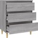 vidaXL Κομότα γκρι βελανιδιά σονόμα 60x35x70 cm από ξύλινο υλικό