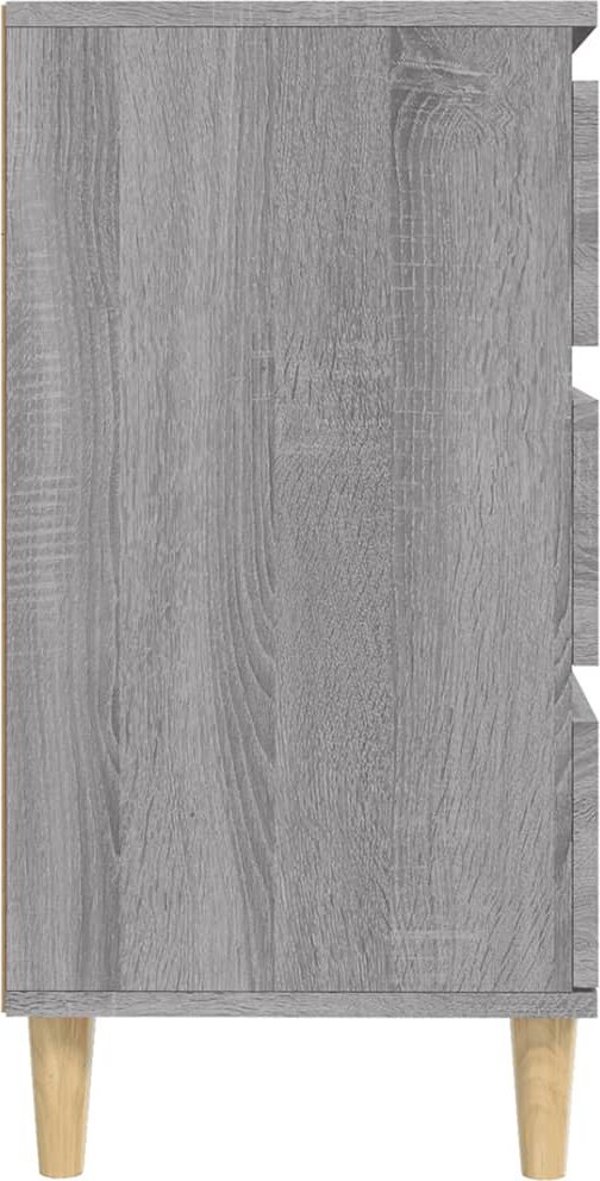 vidaXL Κομότα γκρι βελανιδιά σονόμα 60x35x70 cm από ξύλινο υλικό