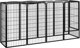 vidaXL vidaXL Kojec dla psa, 10 paneli, czarny, 50x100 cm, stal