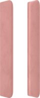 vidaXL Κεφαλάρι τύπου uszak, Ροζ, 203x16x118/128 cm, βελούδο