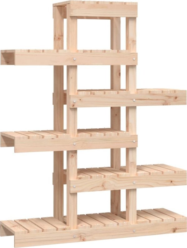 vidaXL vidaXL Kwietnik 85x25x109,5 cm, lite drewno sosnowe