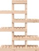 vidaXL vidaXL Kwietnik 85x25x109,5 cm, lite drewno sosnowe