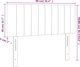 vidaXL Κεφαλάρι Κρεβατιού με LED, Μαύρο, 90x5x78/88 cm, Βελούδο