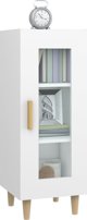 vidaXL Ντουλάπι, λευκό, 34,5x34x90 εκ, υλικό ξύλου