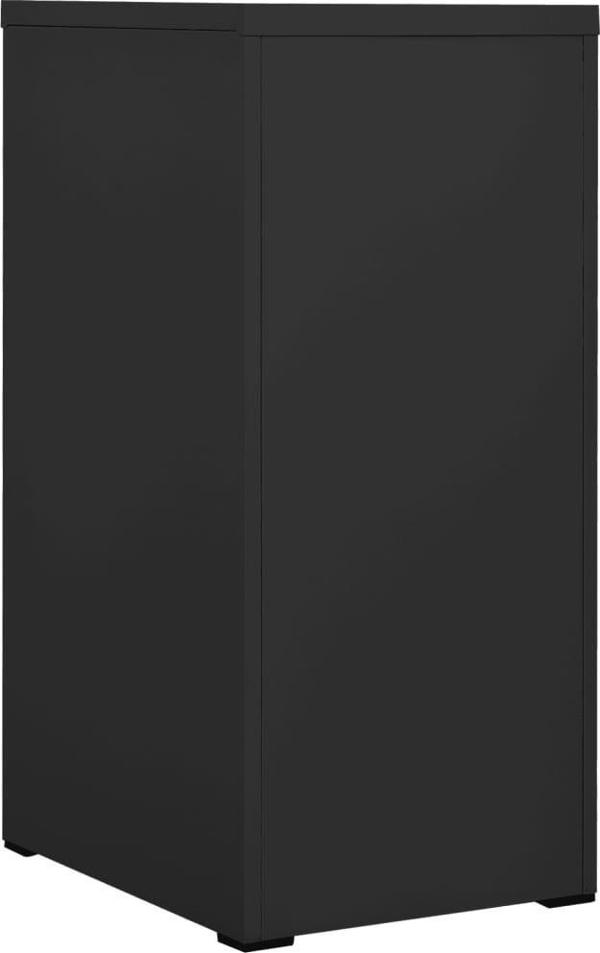 vidaXL Szafka kartotekowa, antracytowa, 46x62x102,5 cm, stalowa