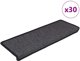 vidaXL Αυτοκόλλητα Πατήματα Σκάλας Sisal-Look, 65x21x4 εκ., Σετ 30 Τεμάχια