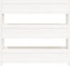 vidaXL Donica λευκή 112x25x104,5 cm από μασίφ πεύκο