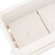 vidaXL Donica λευκή 112x25x104,5 cm από μασίφ πεύκο