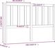 vidaXL Κεφαλάρι Κρεβατιού, Καφέ Μέλι, 146x4x100 cm, Μασίφ Πεύκο