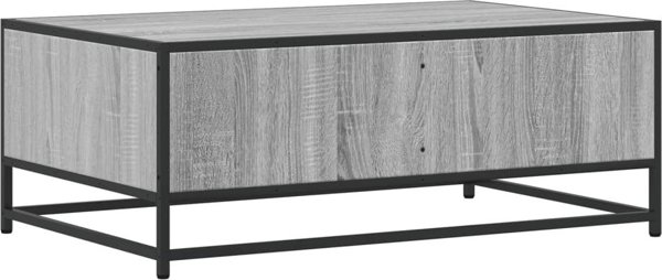 vidaXL Τραπεζάκι καφέ, γκρι δρυς σονόμα, 90x57x35 εκ.