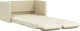 vidaXL Sofa podlogowa 2-w-1, kremowa, 112x174x55 cm, sztuczna skora