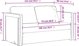 vidaXL Sofa podlogowa 2-w-1, kremowa, 112x174x55 cm, sztuczna skora