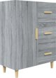 vidaXL Νερσοτουλάπα από γκρι δρυς Sonoma, 69.5x34x90 cm, υλικό ξυλοκατασκευής