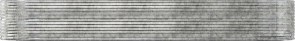 vidaXL vidaXL Donica ogrodowa, srebrna, 447x140x68cm, malowana proszkowo stal